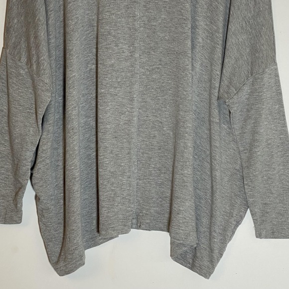 Bryn Walker Top Womens Large Gray Dolman Sleeve Scoop Neck Tunic USA Oversized - Picture 3 of 15